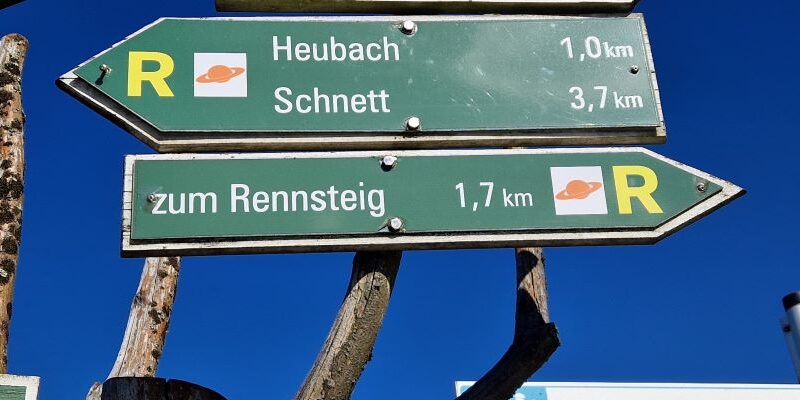 Rennsteig-aanlooproute Heubach