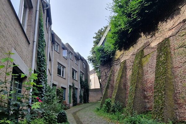 Wandelen in de echte woonwijken in Nijmegen in de Benedenstad