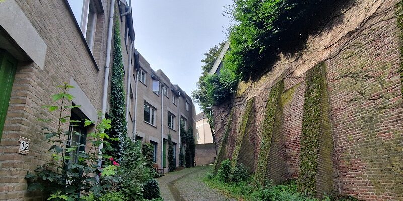 Wandelen in de echte woonwijken in Nijmegen in de Benedenstad