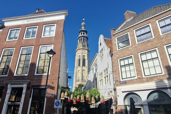 Wandeling over Trage Tocht Middelburg bij de Lange Jan