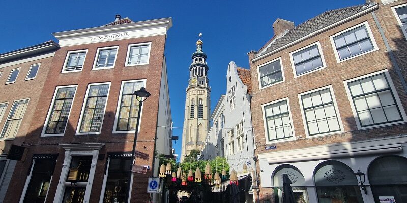 Wandeling over Trage Tocht Middelburg bij de Lange Jan